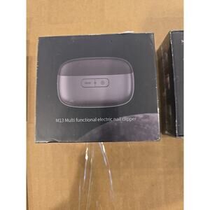 12602 M13 Multi Functional Electric Nail Clipper, Type C nail Storage 2 In 1 Blk